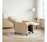 Fauteuil inclinable Tissu Recliner moderne Salon Bureau Relax Confort vidaXL vid