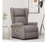 Fauteuil Inclinable Taupe Tissu - Vidaxl Gris