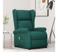 Fauteuil Inclinable TV Taupe Tissu Electrique Salon Salle Séjour Maison vidaXL