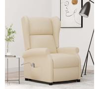 Fauteuil Inclinable TV Taupe Tissu Electrique Salon Salle Séjour Maison vidaXL