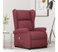Fauteuil Inclinable TV Taupe Tissu Electrique Salon Salle Séjour Maison vidaXL