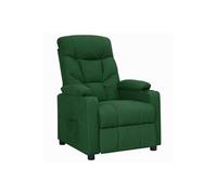 Fauteuil inclinable Vert foncé Tissu