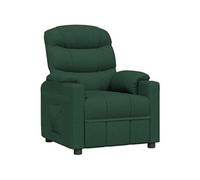 Fauteuil inclinable Vert foncé Tissu