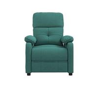 Fauteuil inclinable Vert foncé Tissu