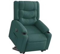 Fauteuil inclinable vert foncé tissu
