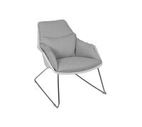 LOUNGE - Fauteuil Incliné Gris Coque Blanche - Altobuy Gris