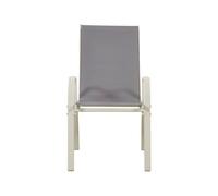 Habitat et Jardin – Fauteuil jardin Textilène Cordoba Phoenix Gris clair Lot de 4