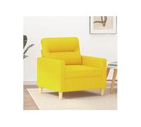 Fauteuil Jaune clair 60 cm Tissu