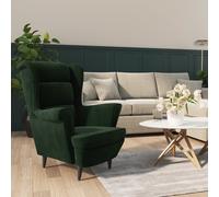 Fauteuil Jaune Moutarde Velours Fauteuil TV Salon Maison Intérieur vidaXL