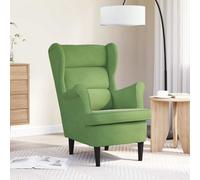 Fauteuil Jaune Moutarde Velours Fauteuil TV Salon Maison Intérieur vidaXL
