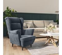 Fauteuil Jaune Moutarde Velours Fauteuil TV Salon Maison Intérieur vidaXL