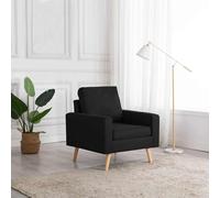 Fauteuil Jaune Tissu Meuble de Salon Salle de Séjour Maison Intérieur vidaXL