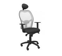 Fauteuil Jorquera Grey Mesh Fixe Header Bali Siège Noir 15SGBali840C