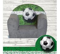 Fauteuil Junior - FORTISLINE - Mini Football - Gris - Pour Enfant de 3 ans et plus