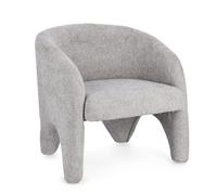 Fauteuil Junko gris clair