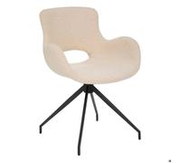 Fauteuil ""Kale"" blanc ivoire - Atmosphera createur d'interieur