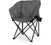 Fauteuil - KAMPA - TUBB Chair Grey - Pliable rembourré - Gris - 120 kg