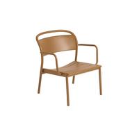 Fauteuil Linear Steel, Orange Brûlé