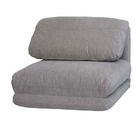 Fauteuil-Lit Hwc-E68, Canapé-Lit Fauteuil Fonctionnel Fauteuil Pliant Fauteuil Relax, Tissu/Textile Gris Clair Gris