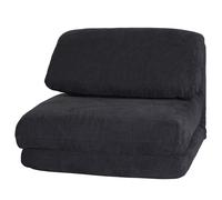 Fauteuil-Lit Hwc-E68, Canapé-Lit Fauteuil Fonctionnel Fauteuil Pliant Fauteuil Relax, Tissu/Textile Gris Foncé Gris