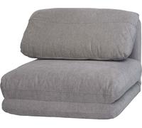 Fauteuil-Lit Hwc-E68, Canapé-Lit Fauteuil Fonctionnel Fauteuil Pliant Fauteuil Relax, Tissu/Textile Gris Clair Gris