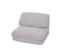 Fauteuil-lit HWC-E68, Canapé-lit Fauteuil fonctionnel Fauteuil pliant Fauteuil relax, tissu/textile beige