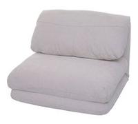 Fauteuil-lit HWC-E68, Canapé-lit Fauteuil fonctionnel Fauteuil pliant Fauteuil relax, tissu/textile beige