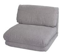 Fauteuil-Lit Hwc-E68, Canapé-Lit Fauteuil Fonctionnel Fauteuil Pliant Fauteuil Relax, Tissu/Textile Gris Clair Gris
