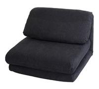 Fauteuil-lit HWC-E68, Canapé-lit Fauteuil fonctionnel Fauteuil pliant Fauteuil relax, tissu/textile gris foncé
