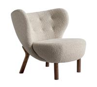 Fauteuil Little Petra VB1 structure noyer WxDxH 79x83x75cm