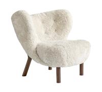 Fauteuil Little Petra VB1 structure noyer WxDxH 79x83x75cm