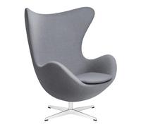 Fauteuil L'Oeuf/ Egg™ étoffe Christianshavn base aluminium satin polished