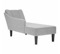 Fauteuil Long avec Accoudoir Droit Chaise Siège Salon Intérieur Tissu vidaXL