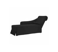 vidaXL Fauteuil long avec traversin et accoudoir droit velours jaune