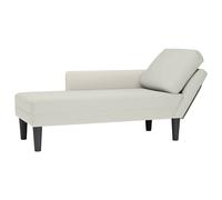 Fauteuil Long et Coussin et Accoudoir Droit Chaise Siège Salon Velours vidaXL
