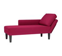 Fauteuil Long et Coussin et Accoudoir Droit Chaise Siège Salon Velours vidaXL