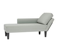 Fauteuil Long et Coussin et Accoudoir Droit Chaise Siège Salon Velours vidaXL