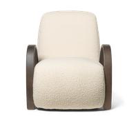 ferm LIVING Fauteuil lounge Buur off-white lxHxP 75x87x84cm
