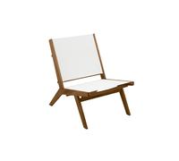 Fauteuil lounge de jardin en bois massif malibu
