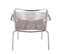 Fauteuil lounge d'extérieur Fiam Mya Spaghetti aluminium base