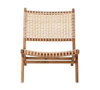 Fauteuil lounge Keila en teck