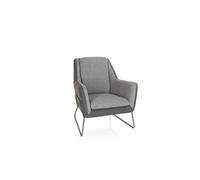 LAGUN 1 places - Fauteuil rembourré Gris clair / foncé