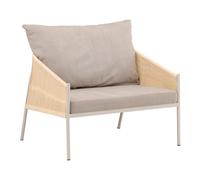 Fauteuil Lounge "Louie" 98cm Beige