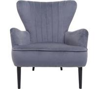 Fauteuil Lounge Hwc-K37, Fauteuil Cocktail Fauteuil Rembourré, Velours Gris Multicolore
