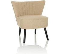 Fauteuil lounge / relax MANISO Tissu beige