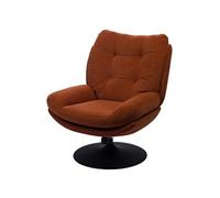 Fauteuil orange avec piètement