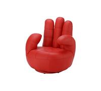 Fauteuil main pivotant CATCHY en simili - Rouge