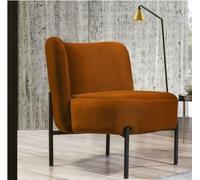 Fauteuil marron de luxe Lounge Designer Meuble monoplace TV Textile Assise