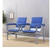 Fauteuil médical inclinable avec accoudoir réglable et support IV pour phlébotomie et soins aux patients en clinique