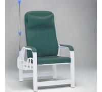 Fauteuil médical inclinable avec panier de rangement latéral, chaise de prélèvement sanguin de phlébotomie, inclinable moitié et complet avec accoudoirs, support IV Pole et support goutte à goutte